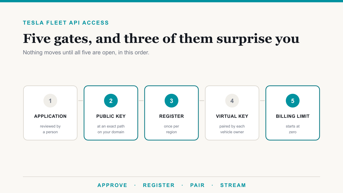 Tesla Fleet API Access: Getting Approved and Connected