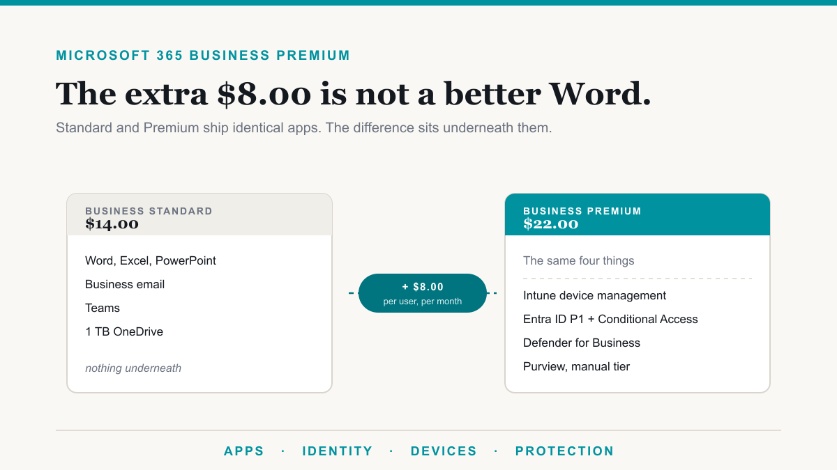 What's Included in Microsoft 365 Business Premium